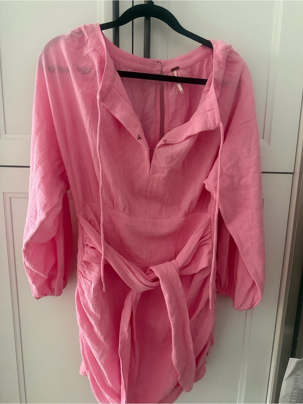 Pink gauze dress